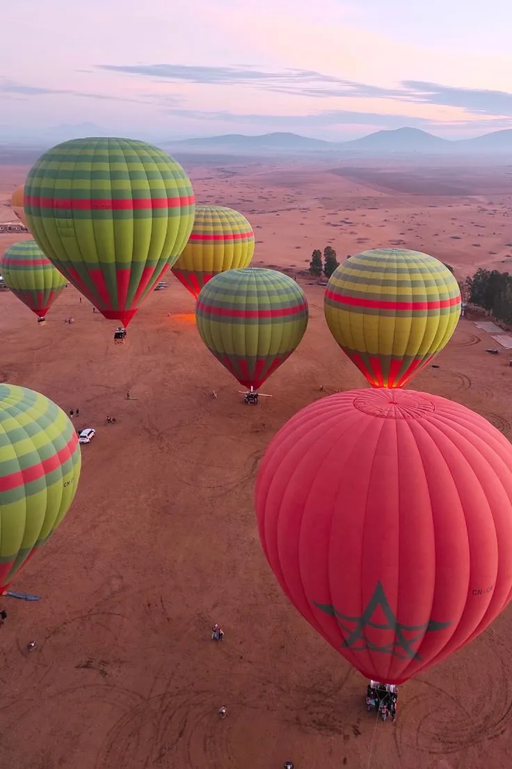 Hot Air Balloon over Marrakech